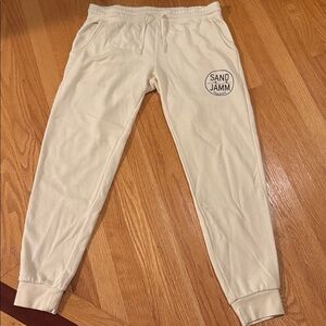 Sand Jamm Cream Joggers